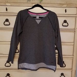 Champion dressy sweatshirt gray with piping detai